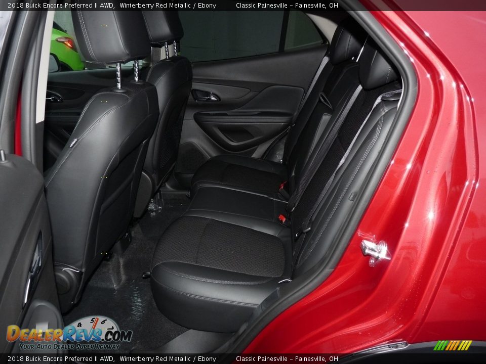 2018 Buick Encore Preferred II AWD Winterberry Red Metallic / Ebony Photo #8