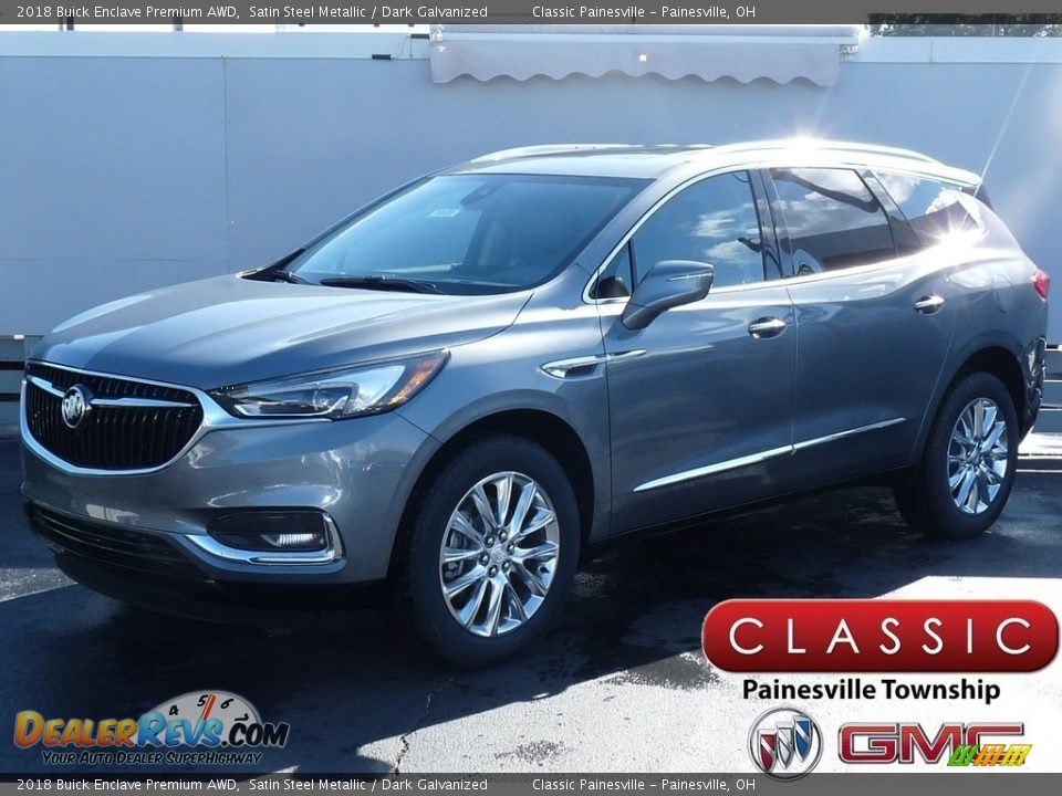 2018 Buick Enclave Premium AWD Satin Steel Metallic / Dark Galvanized Photo #1