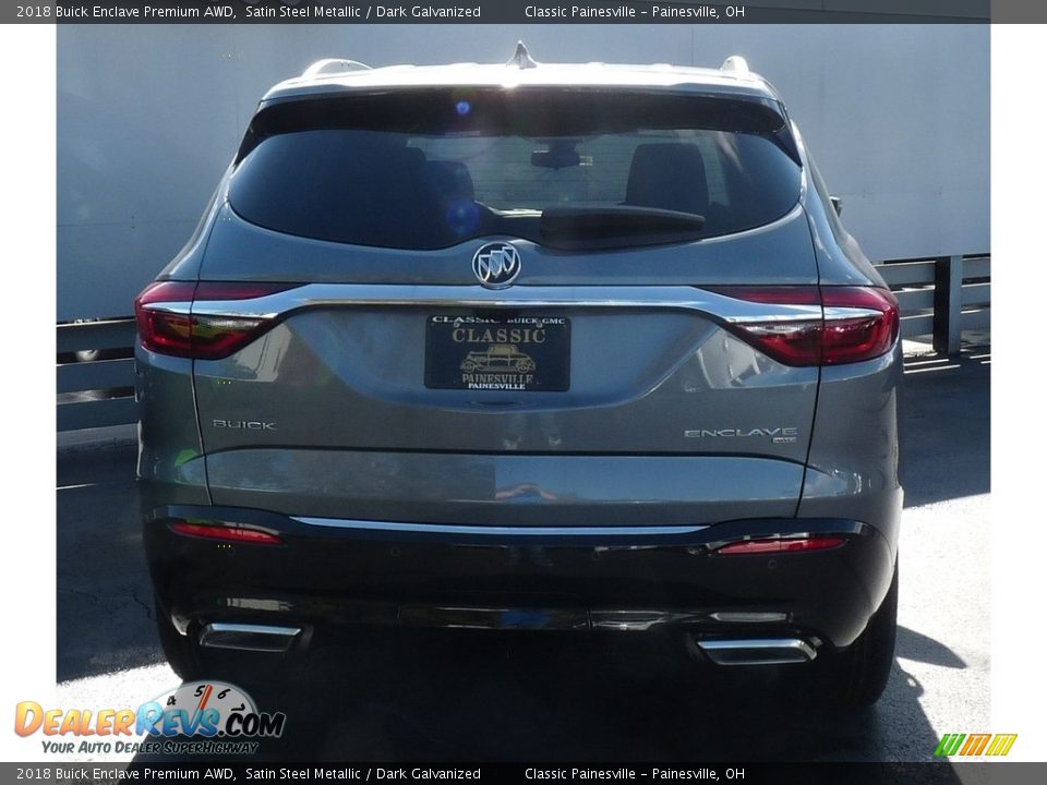 2018 Buick Enclave Premium AWD Satin Steel Metallic / Dark Galvanized Photo #3