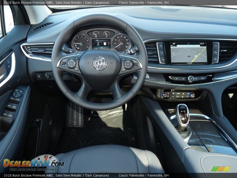 2018 Buick Enclave Premium AWD Satin Steel Metallic / Dark Galvanized Photo #10