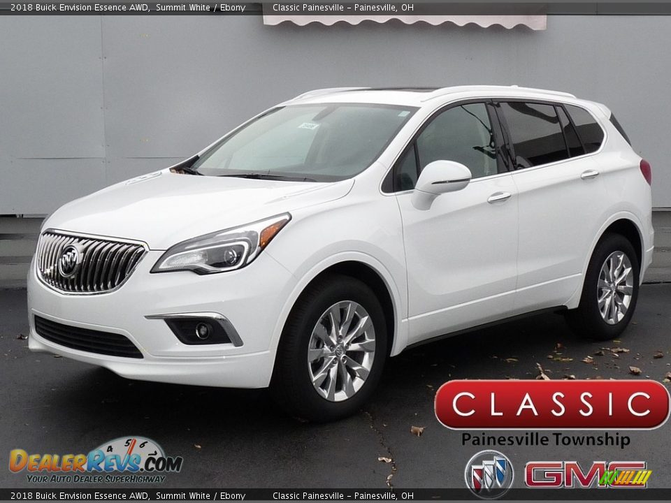 2018 Buick Envision Essence AWD Summit White / Ebony Photo #1