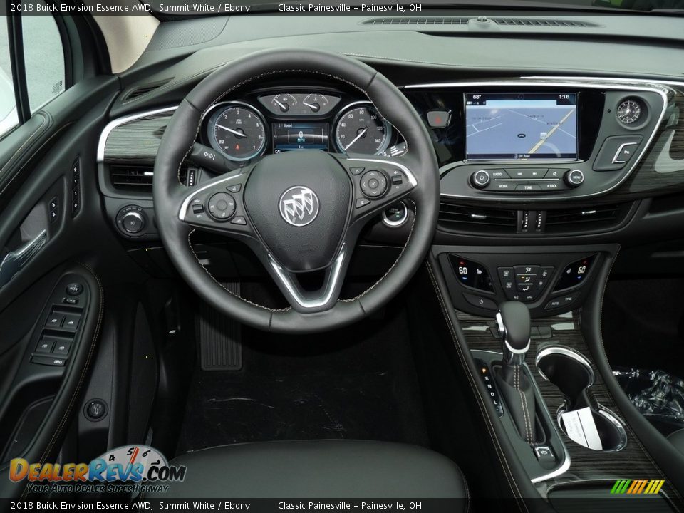 2018 Buick Envision Essence AWD Summit White / Ebony Photo #9