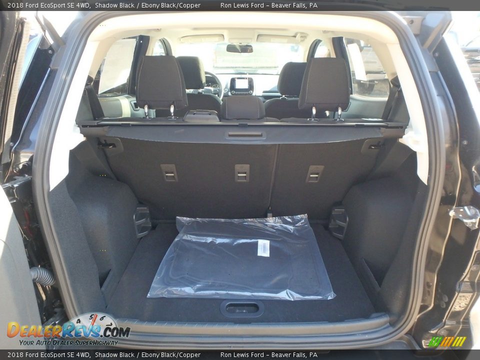 2018 Ford EcoSport SE 4WD Shadow Black / Ebony Black/Copper Photo #4