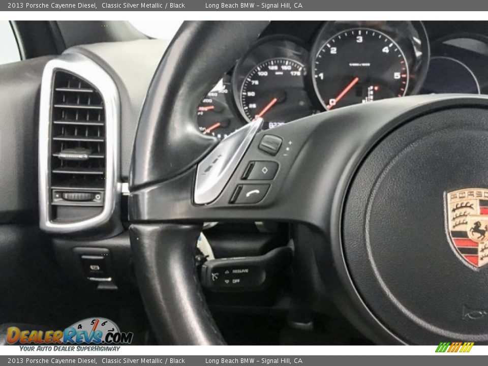 2013 Porsche Cayenne Diesel Classic Silver Metallic / Black Photo #14