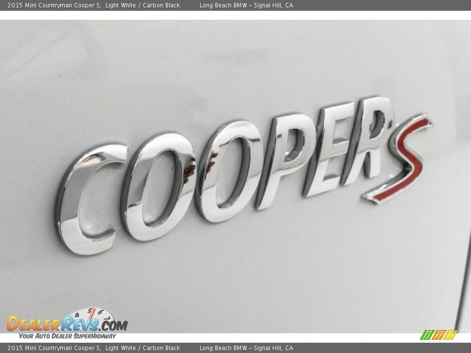 2015 Mini Countryman Cooper S Light White / Carbon Black Photo #7