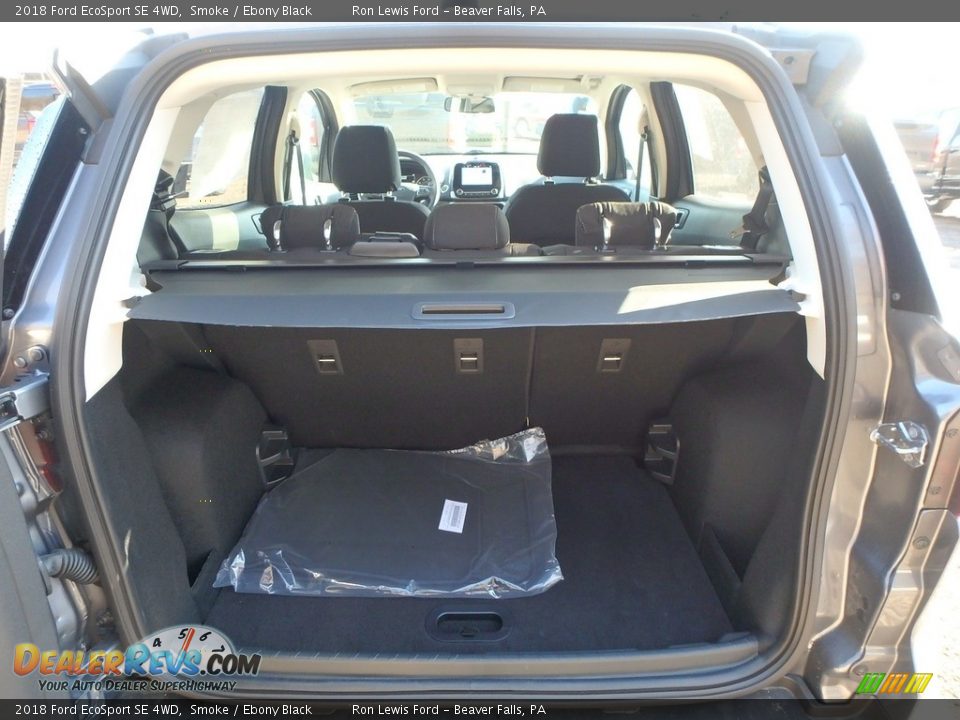 2018 Ford EcoSport SE 4WD Smoke / Ebony Black Photo #4