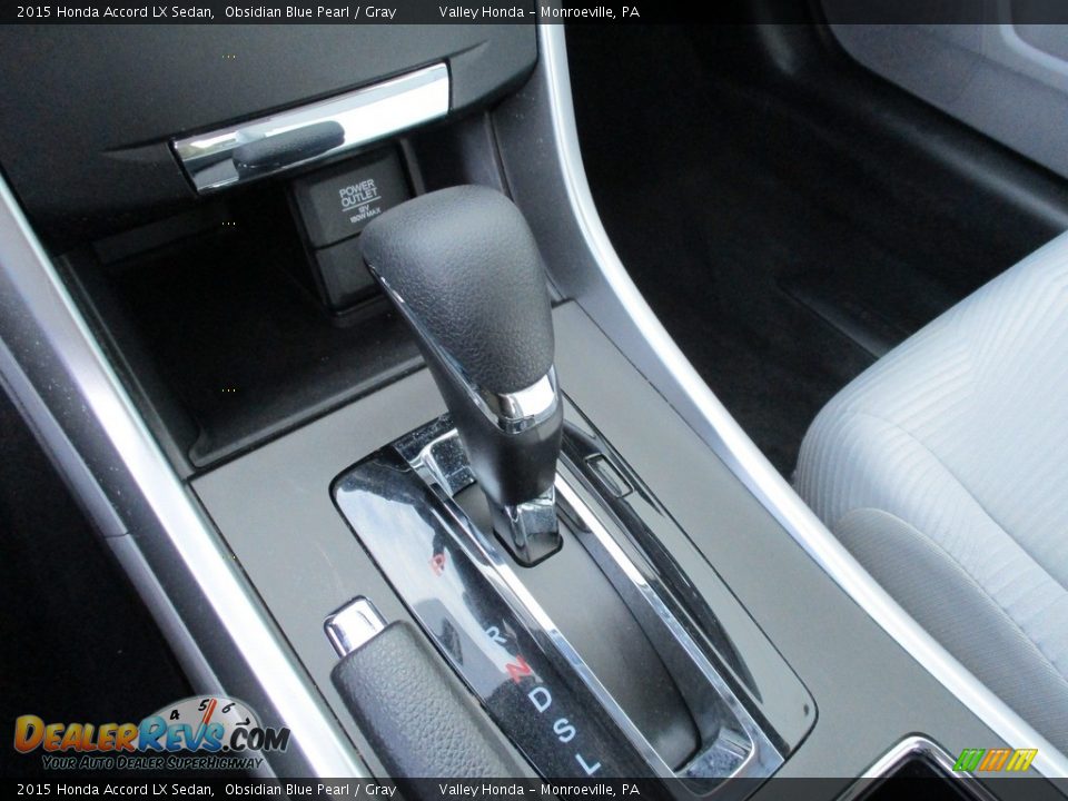 2015 Honda Accord LX Sedan Obsidian Blue Pearl / Gray Photo #14
