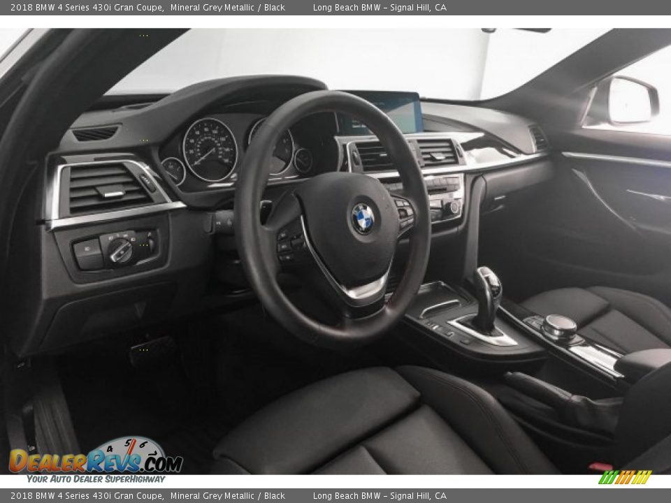 2018 BMW 4 Series 430i Gran Coupe Mineral Grey Metallic / Black Photo #18