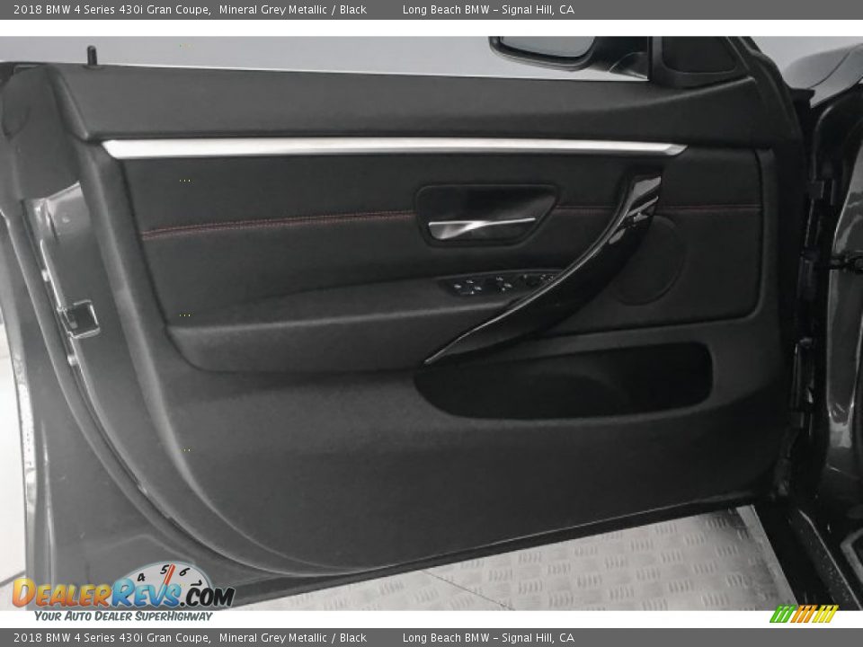 2018 BMW 4 Series 430i Gran Coupe Mineral Grey Metallic / Black Photo #21