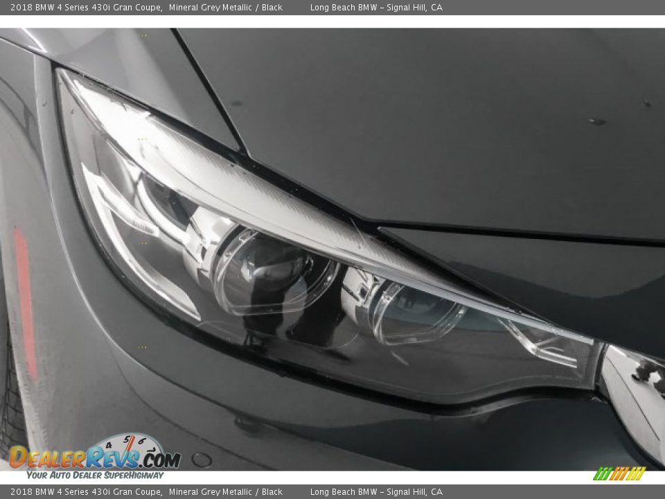 2018 BMW 4 Series 430i Gran Coupe Mineral Grey Metallic / Black Photo #27
