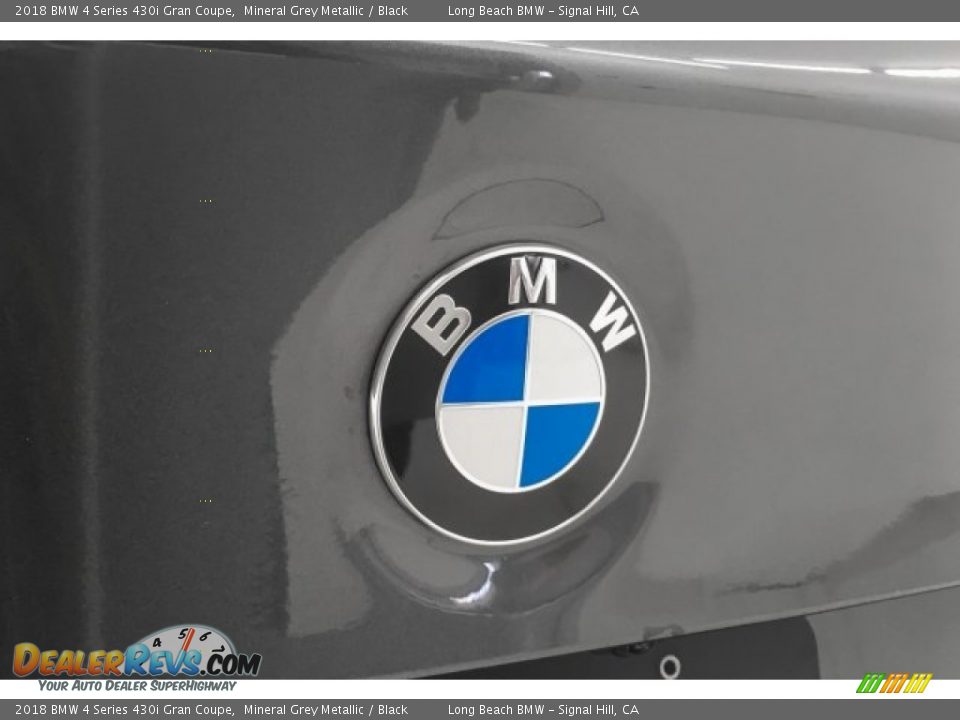 2018 BMW 4 Series 430i Gran Coupe Mineral Grey Metallic / Black Photo #30