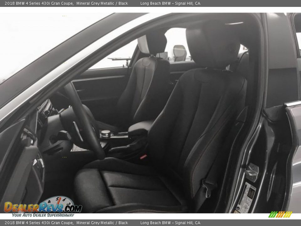 2018 BMW 4 Series 430i Gran Coupe Mineral Grey Metallic / Black Photo #31