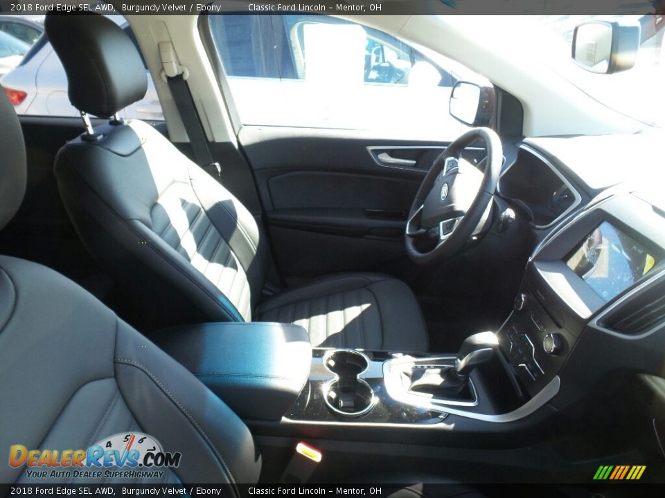 2018 Ford Edge SEL AWD Burgundy Velvet / Ebony Photo #4