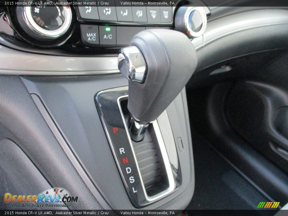2015 Honda CR-V LX AWD Alabaster Silver Metallic / Gray Photo #14