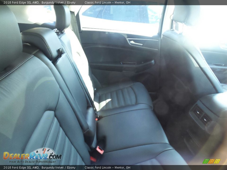 2018 Ford Edge SEL AWD Burgundy Velvet / Ebony Photo #5