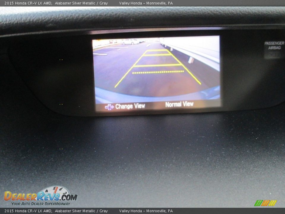 2015 Honda CR-V LX AWD Alabaster Silver Metallic / Gray Photo #16