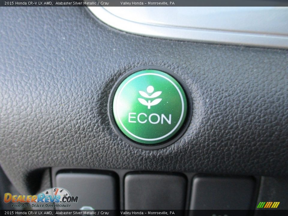 2015 Honda CR-V LX AWD Alabaster Silver Metallic / Gray Photo #18
