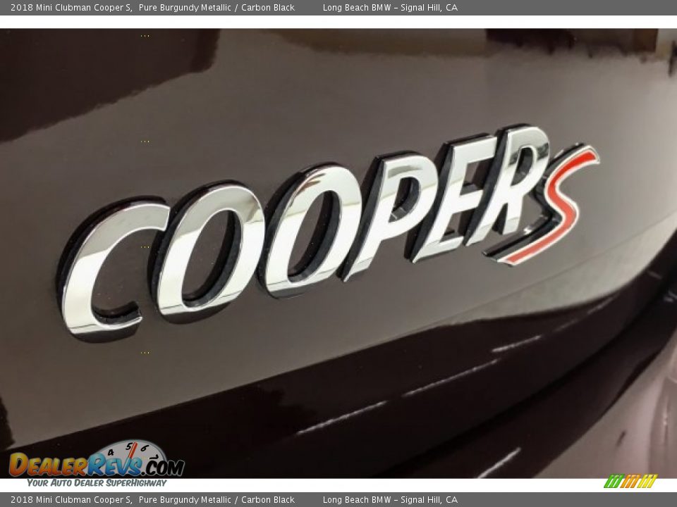 2018 Mini Clubman Cooper S Pure Burgundy Metallic / Carbon Black Photo #7