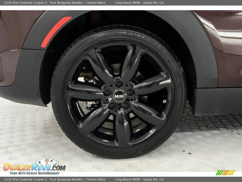 2018 Mini Clubman Cooper S Pure Burgundy Metallic / Carbon Black Photo #8