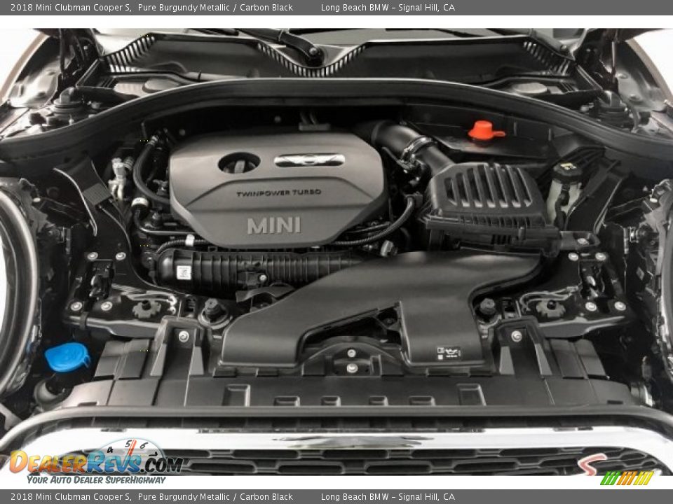 2018 Mini Clubman Cooper S Pure Burgundy Metallic / Carbon Black Photo #9