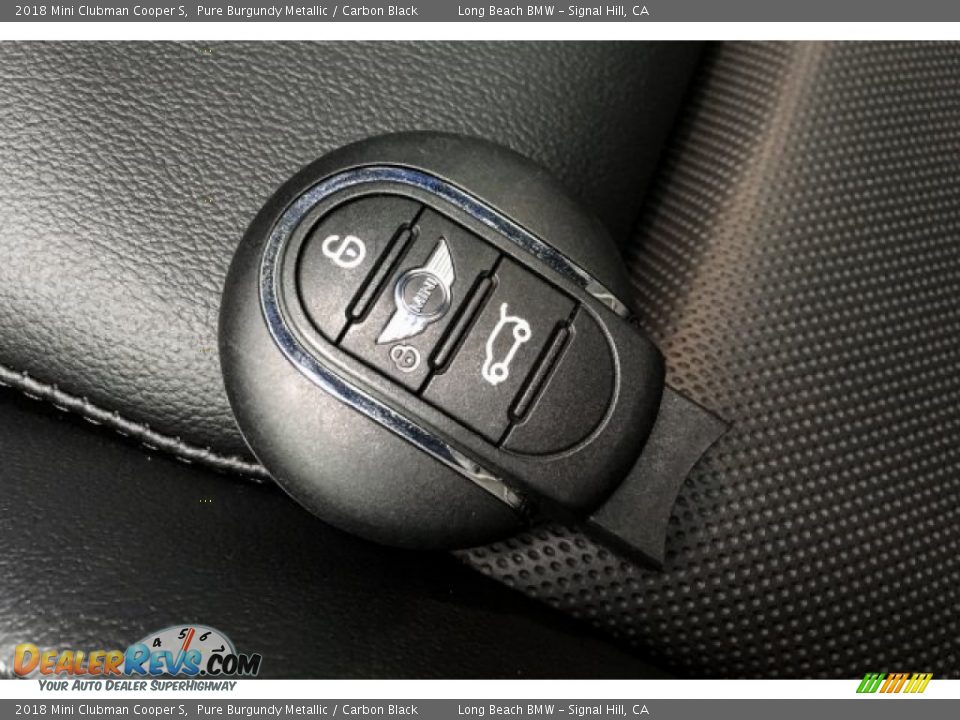 2018 Mini Clubman Cooper S Pure Burgundy Metallic / Carbon Black Photo #11