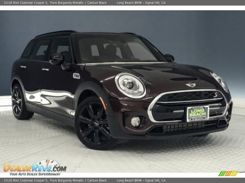 2018 Mini Clubman Cooper S Pure Burgundy Metallic / Carbon Black Photo #12