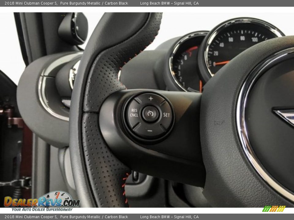 2018 Mini Clubman Cooper S Pure Burgundy Metallic / Carbon Black Photo #15