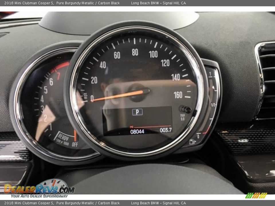 2018 Mini Clubman Cooper S Pure Burgundy Metallic / Carbon Black Photo #17