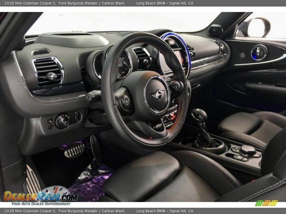 2018 Mini Clubman Cooper S Pure Burgundy Metallic / Carbon Black Photo #19