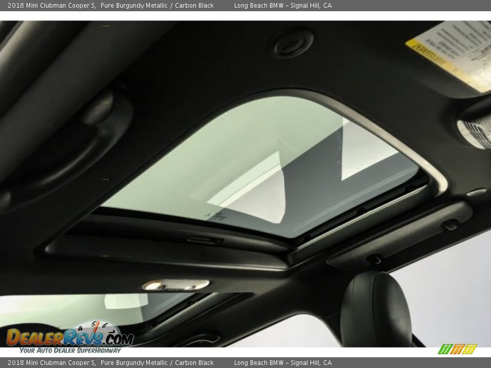 2018 Mini Clubman Cooper S Pure Burgundy Metallic / Carbon Black Photo #25