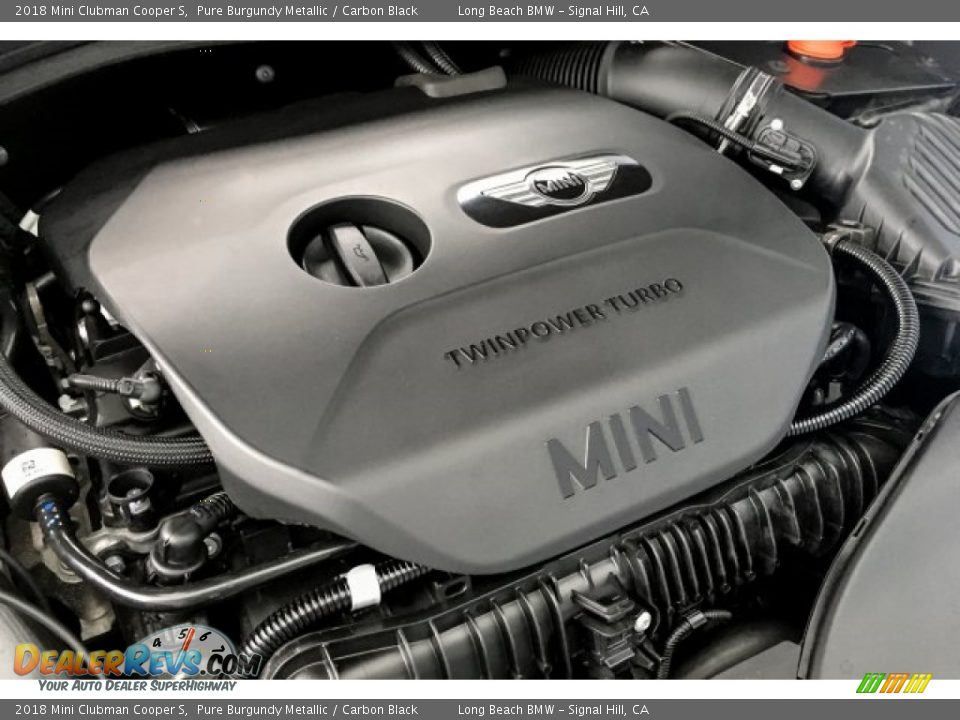 2018 Mini Clubman Cooper S Pure Burgundy Metallic / Carbon Black Photo #27