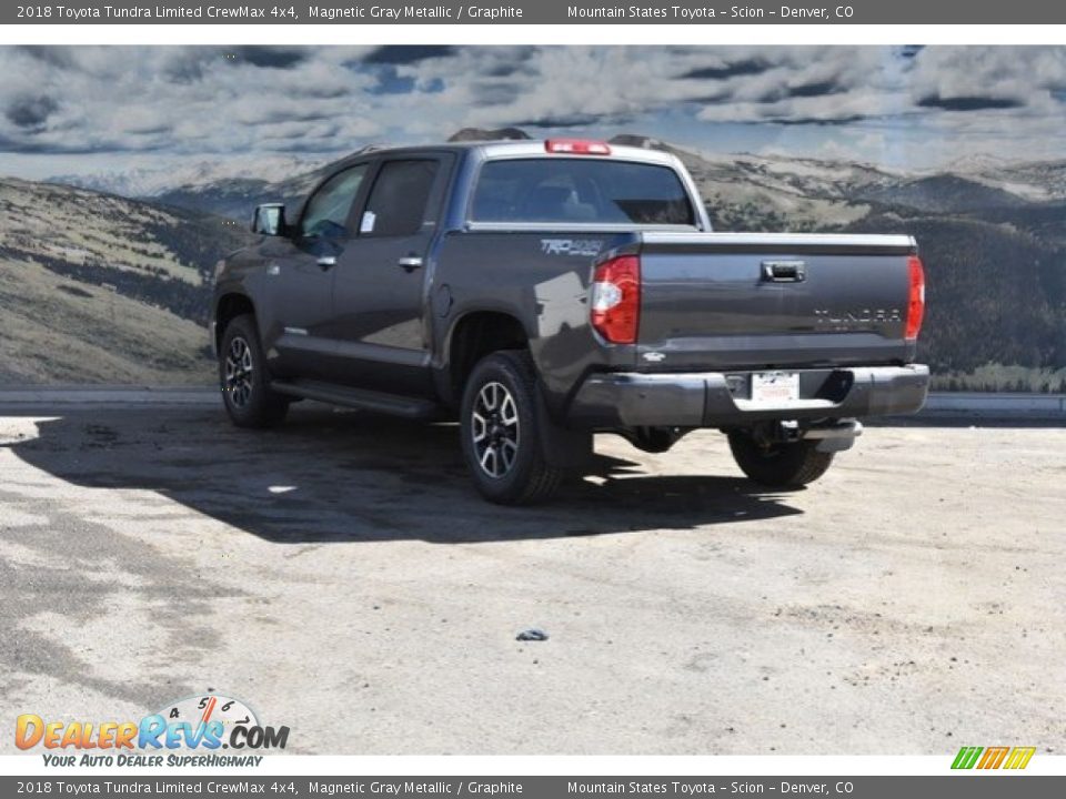 2018 Toyota Tundra Limited CrewMax 4x4 Magnetic Gray Metallic / Graphite Photo #3