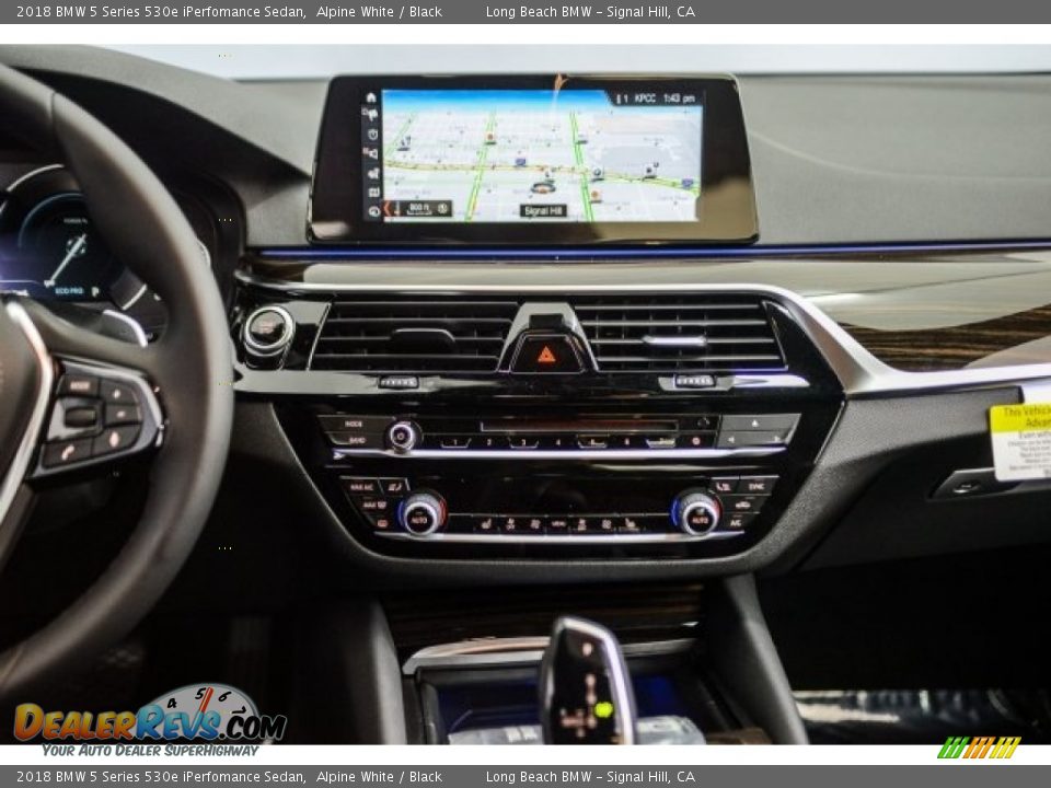 2018 BMW 5 Series 530e iPerfomance Sedan Alpine White / Black Photo #8