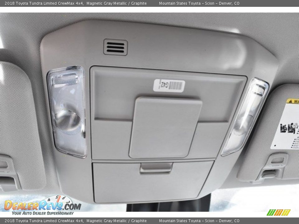 2018 Toyota Tundra Limited CrewMax 4x4 Magnetic Gray Metallic / Graphite Photo #9
