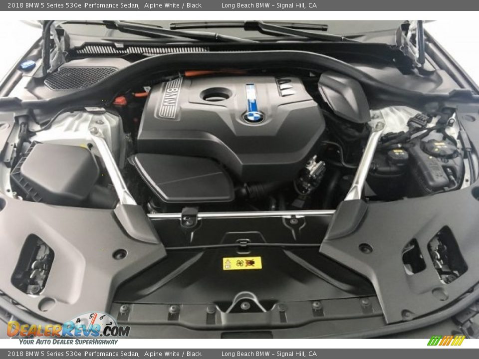 2018 BMW 5 Series 530e iPerfomance Sedan Alpine White / Black Photo #8