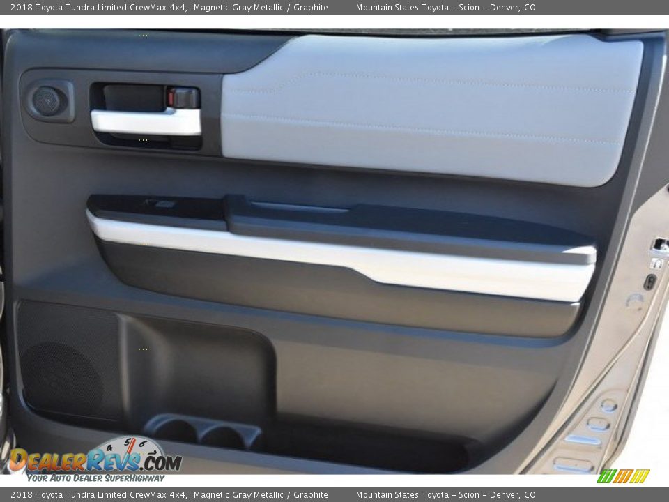 2018 Toyota Tundra Limited CrewMax 4x4 Magnetic Gray Metallic / Graphite Photo #23