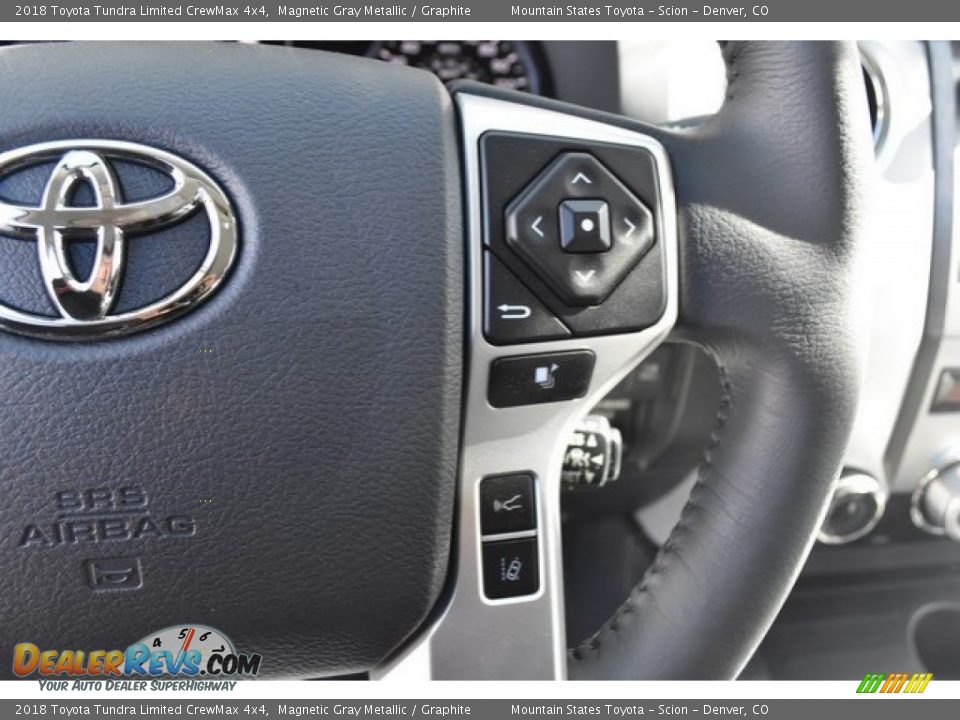 2018 Toyota Tundra Limited CrewMax 4x4 Magnetic Gray Metallic / Graphite Photo #27