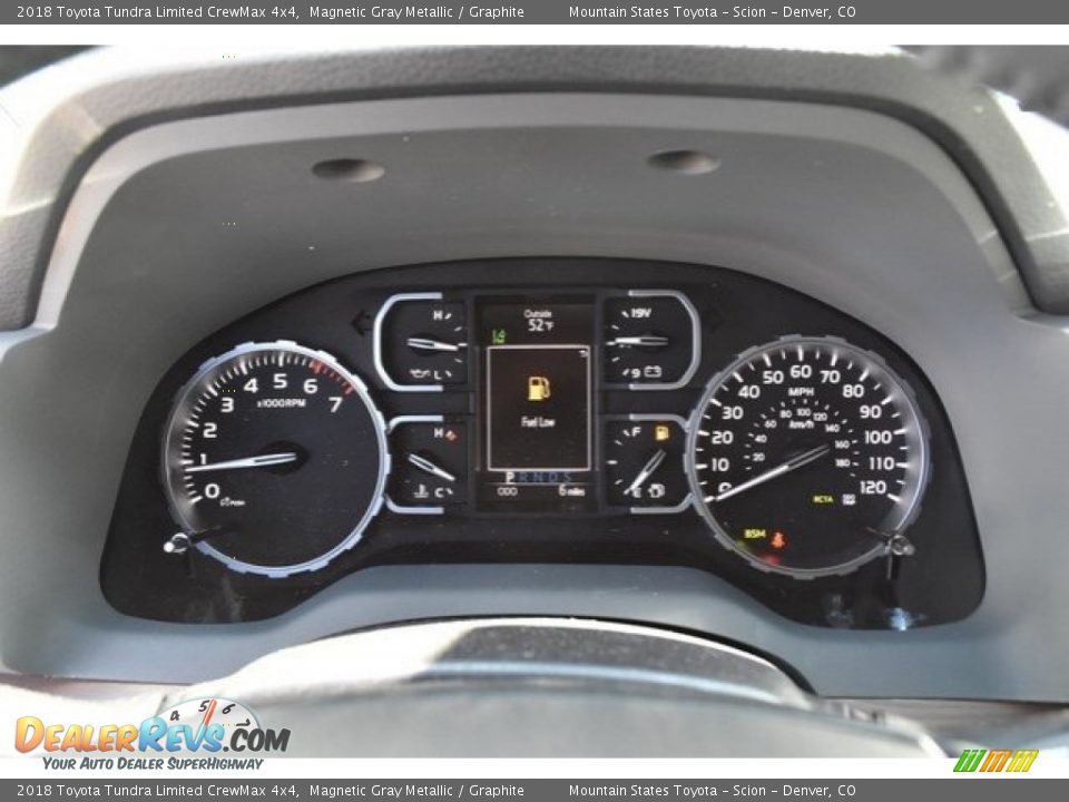 2018 Toyota Tundra Limited CrewMax 4x4 Magnetic Gray Metallic / Graphite Photo #28