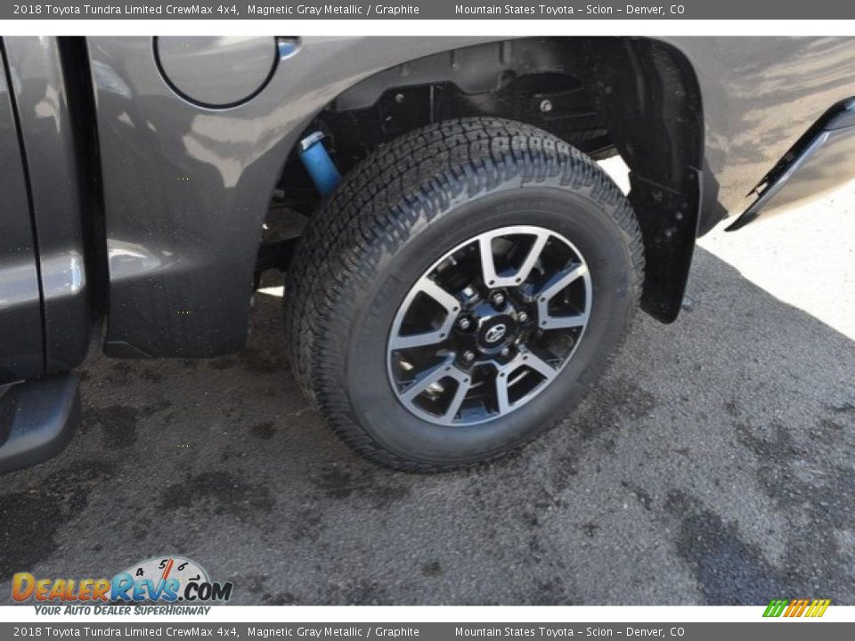 2018 Toyota Tundra Limited CrewMax 4x4 Magnetic Gray Metallic / Graphite Photo #34