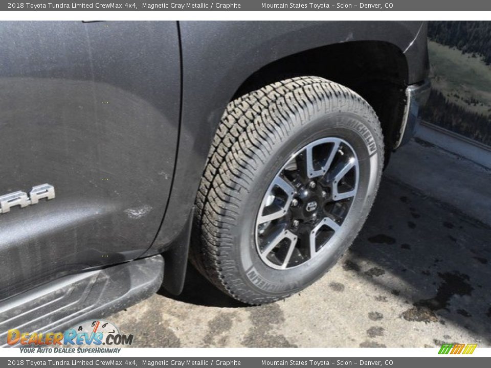 2018 Toyota Tundra Limited CrewMax 4x4 Magnetic Gray Metallic / Graphite Photo #36