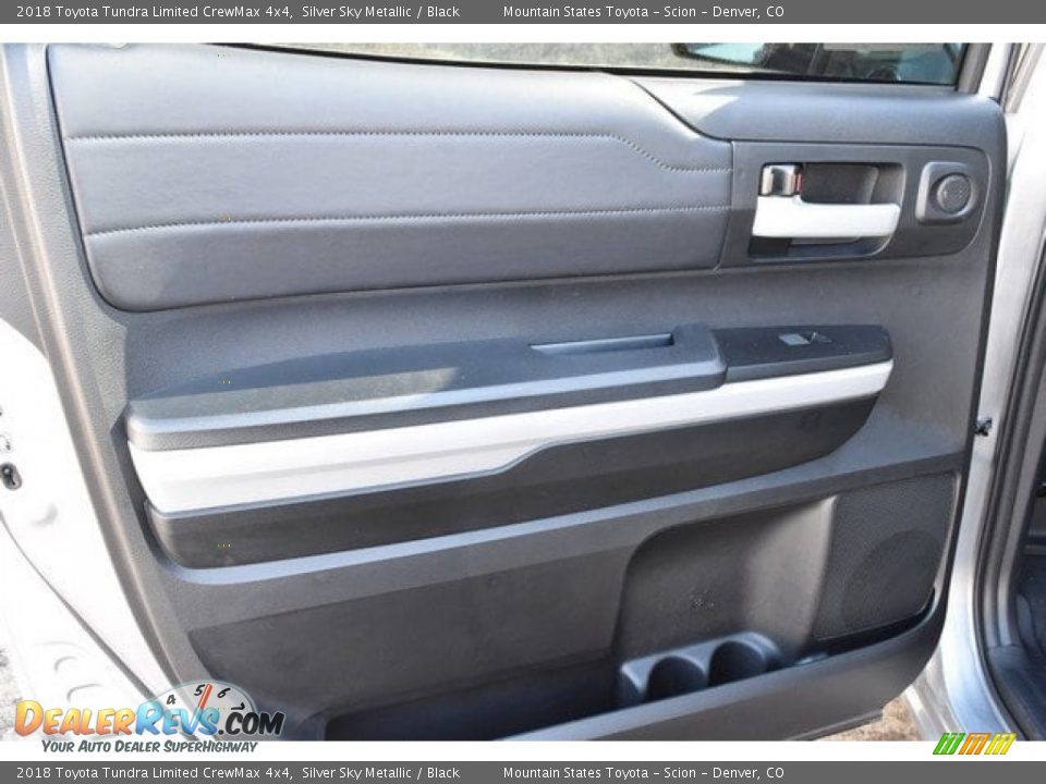 2018 Toyota Tundra Limited CrewMax 4x4 Silver Sky Metallic / Black Photo #21