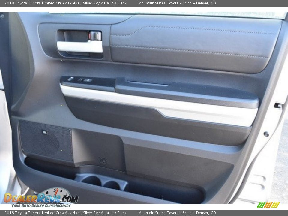 2018 Toyota Tundra Limited CrewMax 4x4 Silver Sky Metallic / Black Photo #22