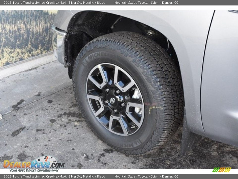 2018 Toyota Tundra Limited CrewMax 4x4 Silver Sky Metallic / Black Photo #33
