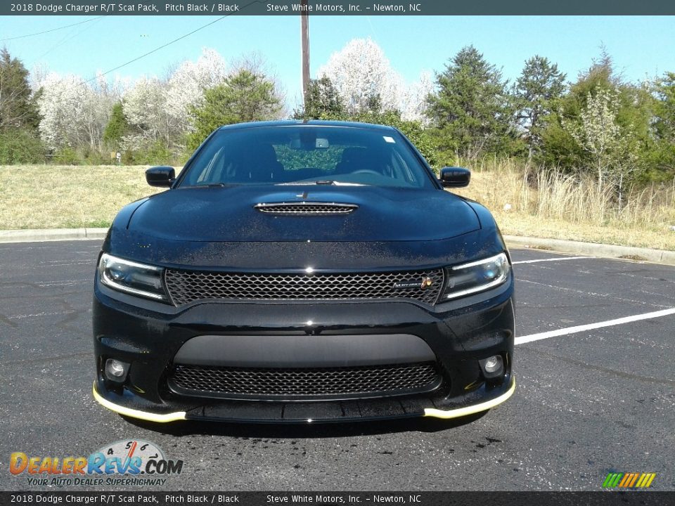 2018 Dodge Charger R/T Scat Pack Pitch Black / Black Photo #3