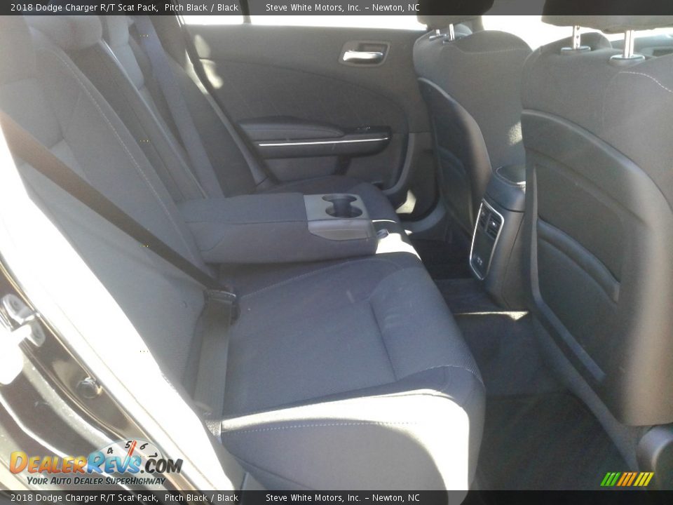 2018 Dodge Charger R/T Scat Pack Pitch Black / Black Photo #13