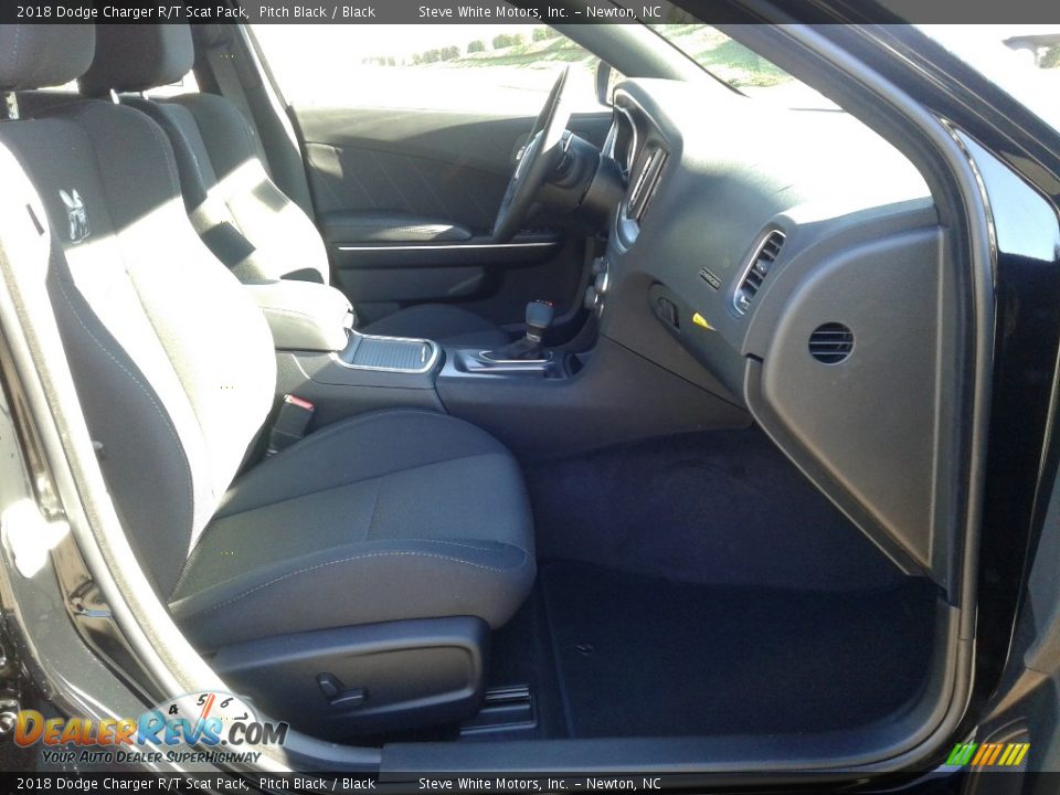 2018 Dodge Charger R/T Scat Pack Pitch Black / Black Photo #14