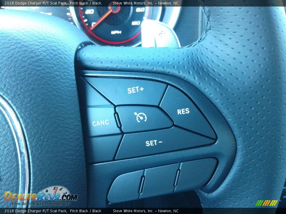 2018 Dodge Charger R/T Scat Pack Pitch Black / Black Photo #17