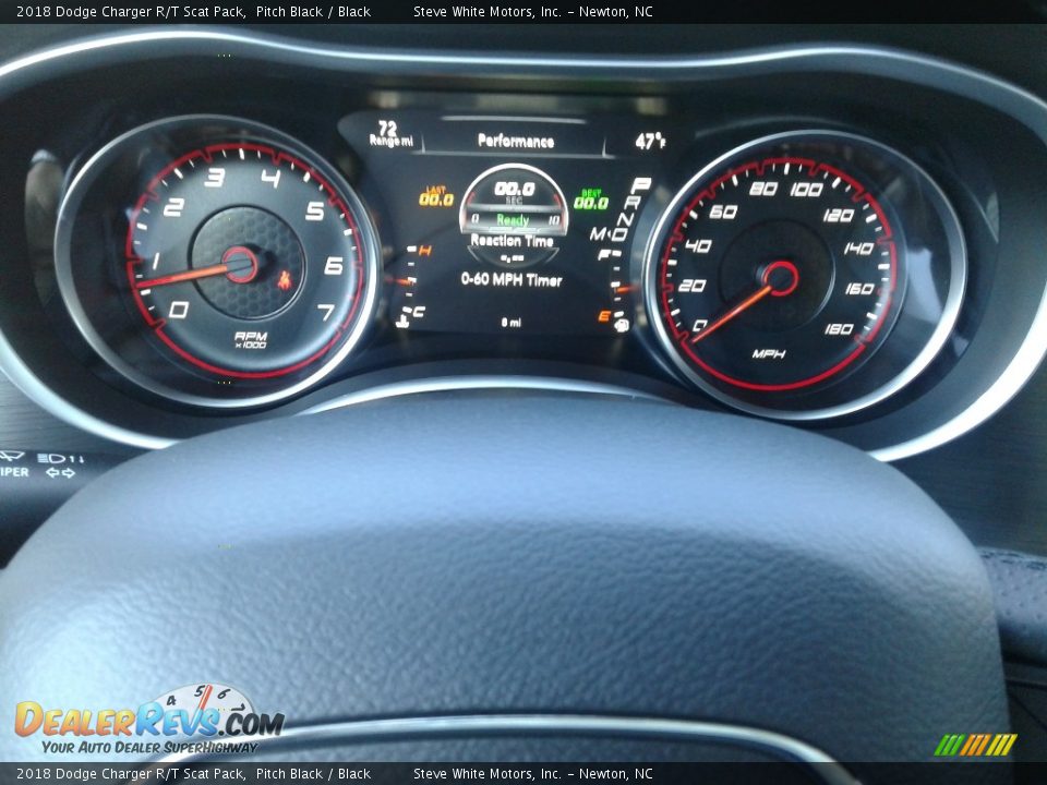 2018 Dodge Charger R/T Scat Pack Pitch Black / Black Photo #18