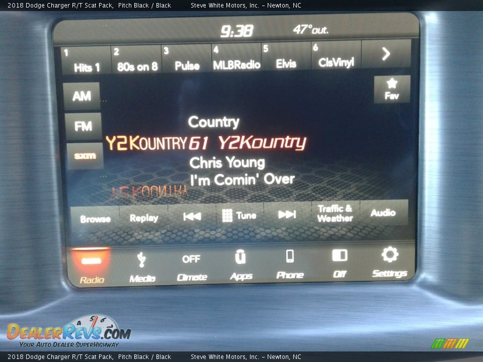 2018 Dodge Charger R/T Scat Pack Pitch Black / Black Photo #19