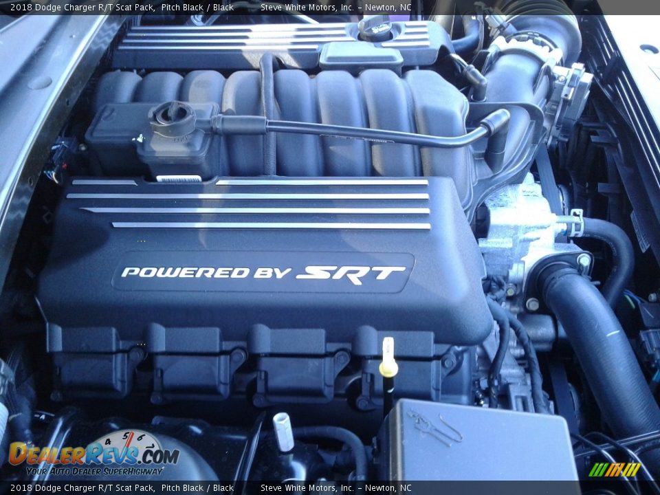 2018 Dodge Charger R/T Scat Pack Pitch Black / Black Photo #32